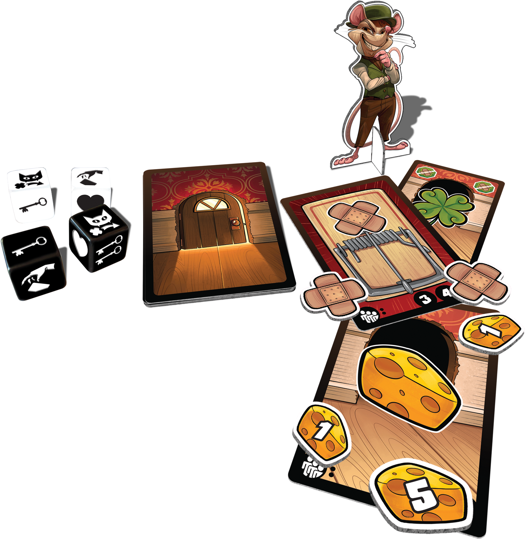 Rat Clipart Mousetrap Car - Rat Trap Game Tiki - Png Download (1888x1956), Png Download