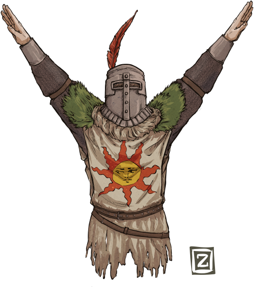 Commissioned By @rflame135 - Solaire Of Astora Png Clipart (540x590), Png Download