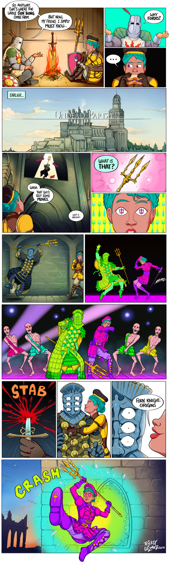 Chosen Undead - Cartoon Clipart (613x1920), Png Download