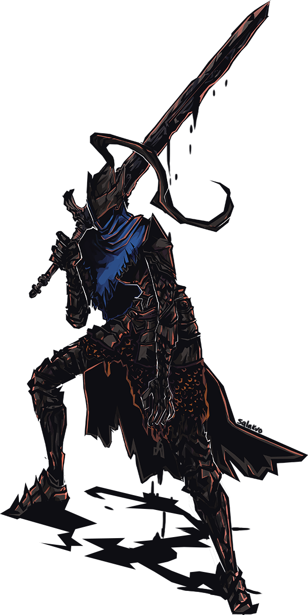 Dark Souls - Dark Souls2 Artorias Sword Clipart (601x1200), Png Download