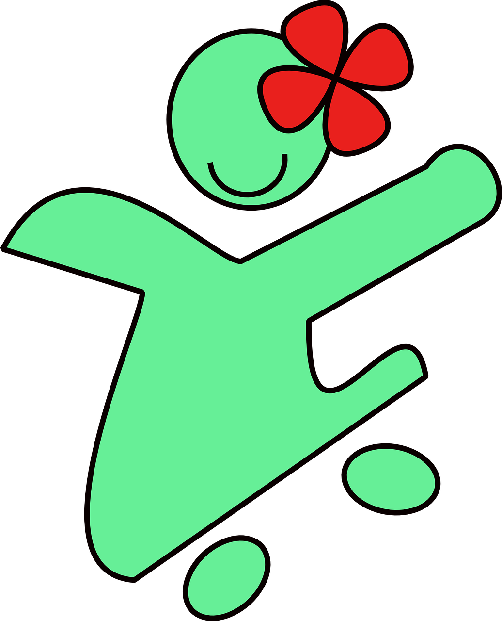 Vector Graphics, - Cartoon Girl Clipart (1036x1280), Png Download