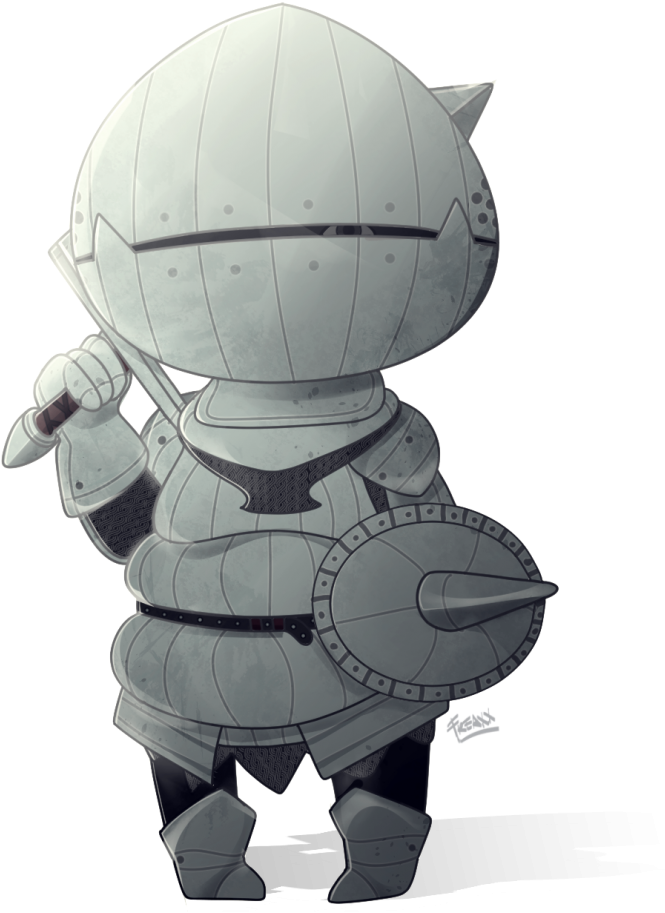 #dark Souls #siegward Of Catarina #onion #cute #games - Dark Souls 3 Chibi Clipart (700x943), Png Download