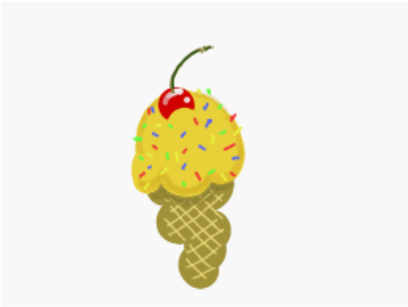 This Free Clip Arts Design Of Ice Cream Cone With A - Illustration - Png Download (900x675), Png Download