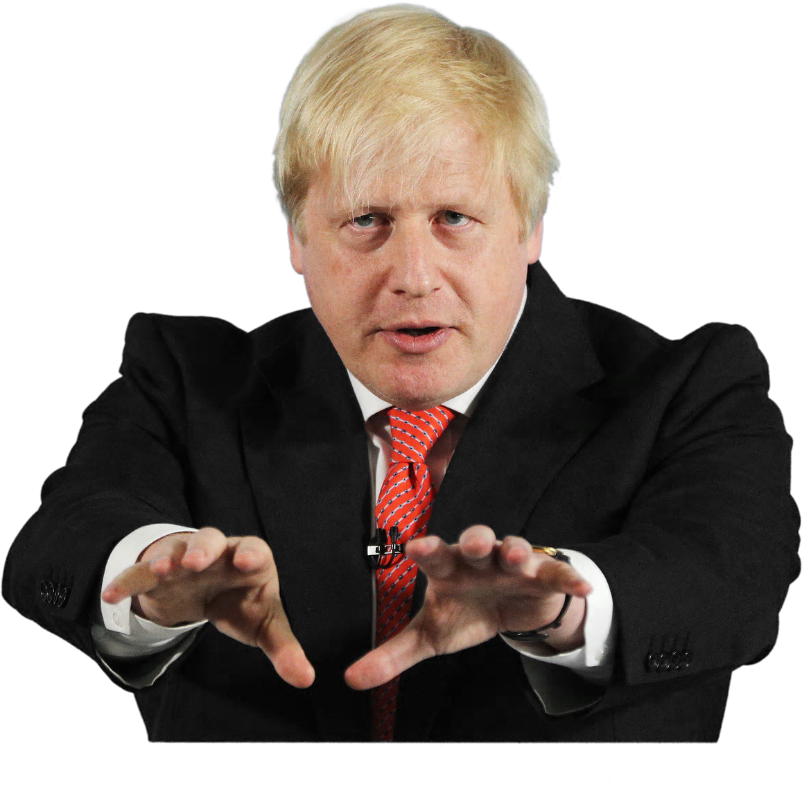 Personboris Johnson Waving - Real Or Fake Quiz Clipart (1560x1153), Png Download