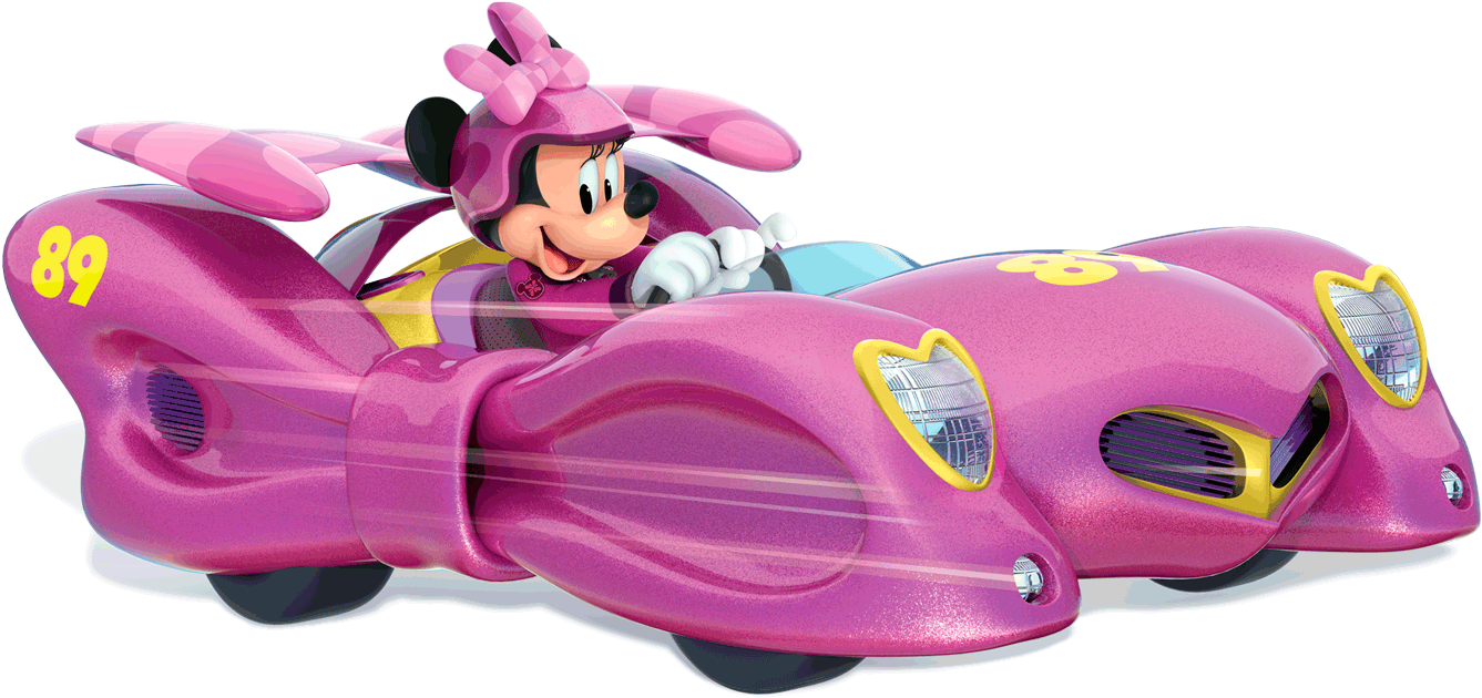 Minnie Mouse Roadster Racers Clipart - Png Download (1500x835), Png Download