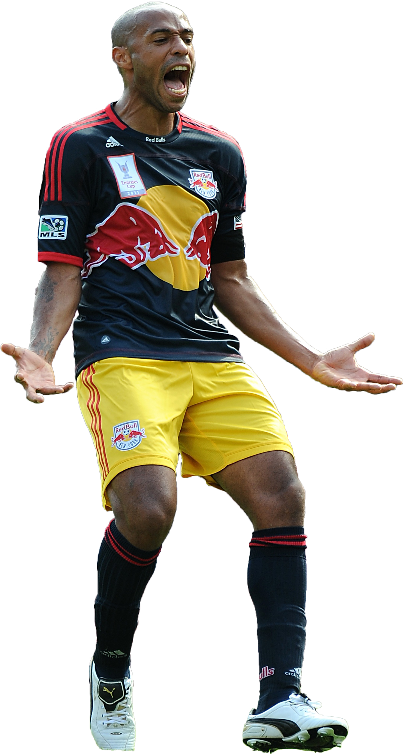 Thierry Henry - Thierry Henry New York Red Bulls Png Clipart (1871x2805), Png Download