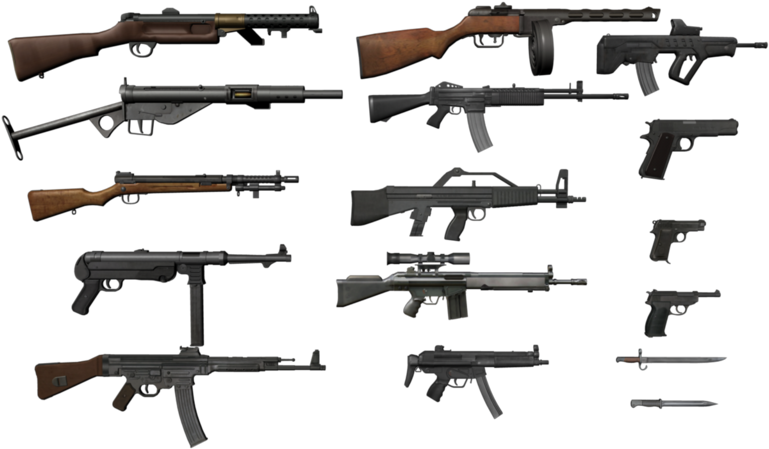 Spinner Big Black - Firearm Clipart (820x461), Png Download
