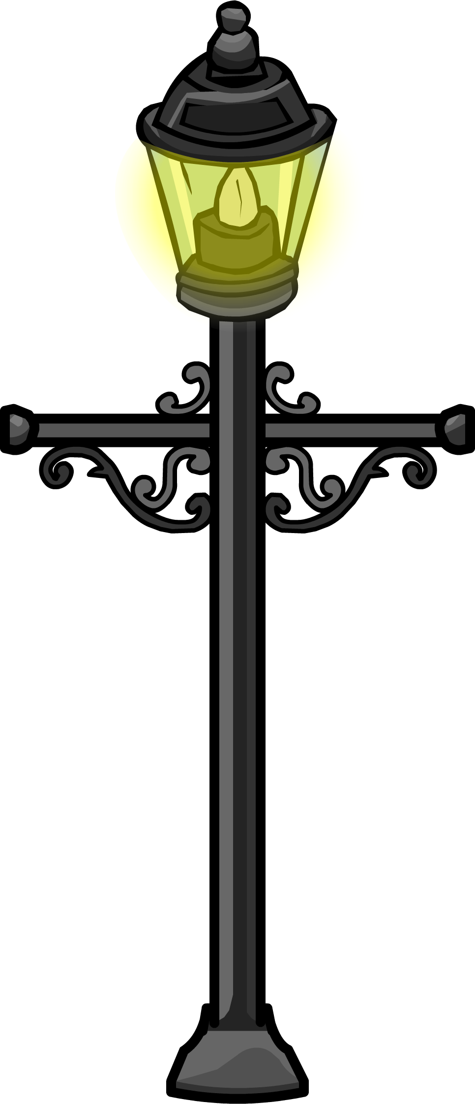Lamp Post Png Picture - Street Lamp Sprite Clipart (966x2243), Png Download