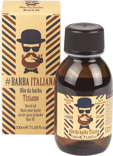 Tiziano Web - Barba Italiana Beard Oil Clipart (1000x714), Png Download