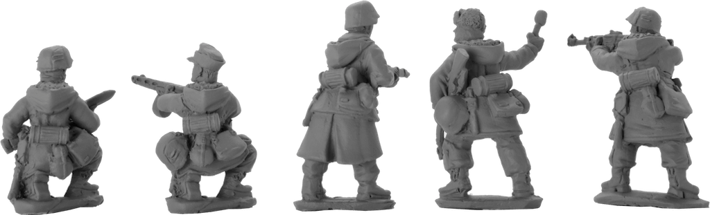 28mm German Volksgrenadiers - Soldier Clipart (1024x311), Png Download