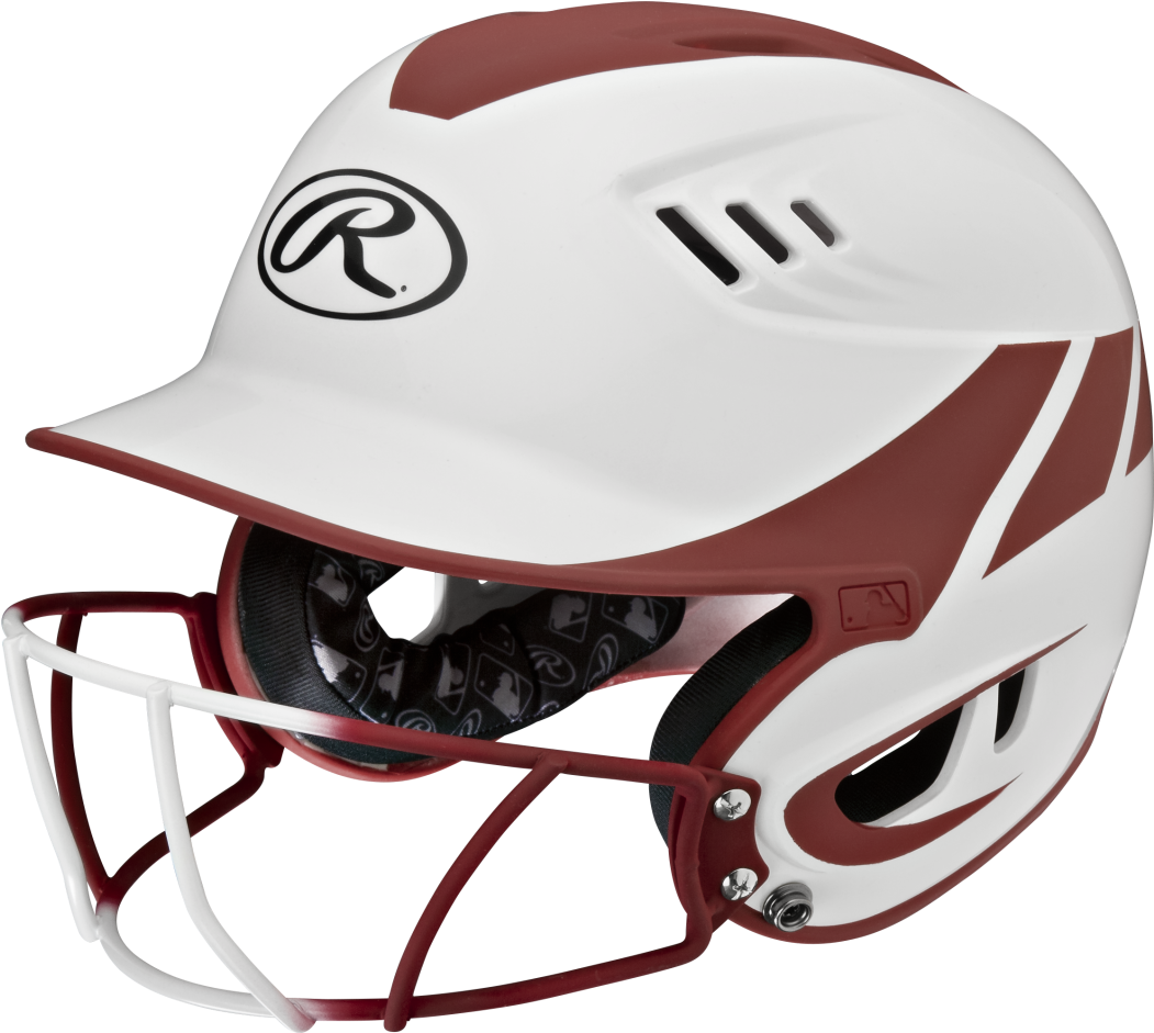 Rawlings Velo Two Tone Fastpitch Batting Helmet W/ - Softball Helmet Clipart (1050x1050), Png Download