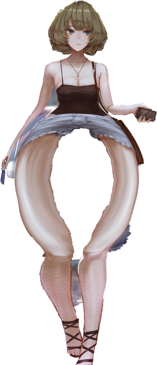 Png - Thiccgirl - Thicc Discord Emoji Gif Clipart (606x1200), Png Download