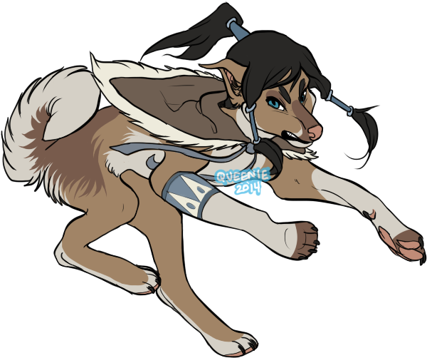 Korra - Cartoon Clipart (717x575), Png Download