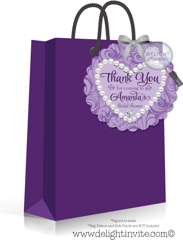 Diamonds And Pearls Bridal Shower Favor Tags [di-1500ft] - Superhero Party Favor Tags Clipart (613x822), Png Download