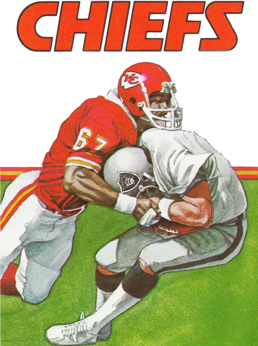 1981 Vintage Kansas City Chiefs Art Tagged "kansas - Kansas City Chiefs Clipart (889x1199), Png Download