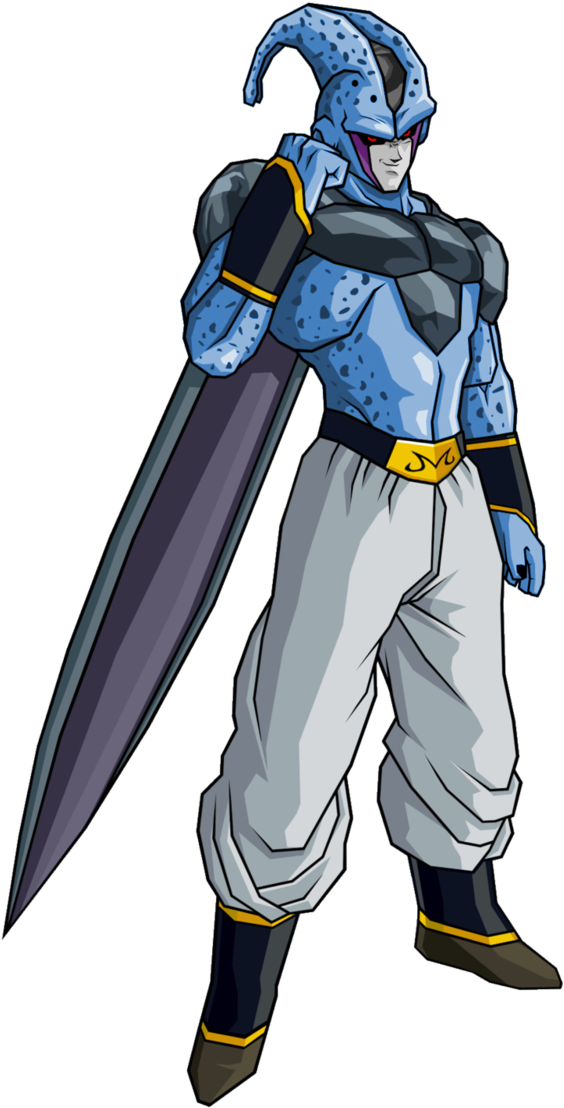 Name Majin Buu [k - Super Buu Golden Frieza Absorbed Clipart (564x1108), Png Download