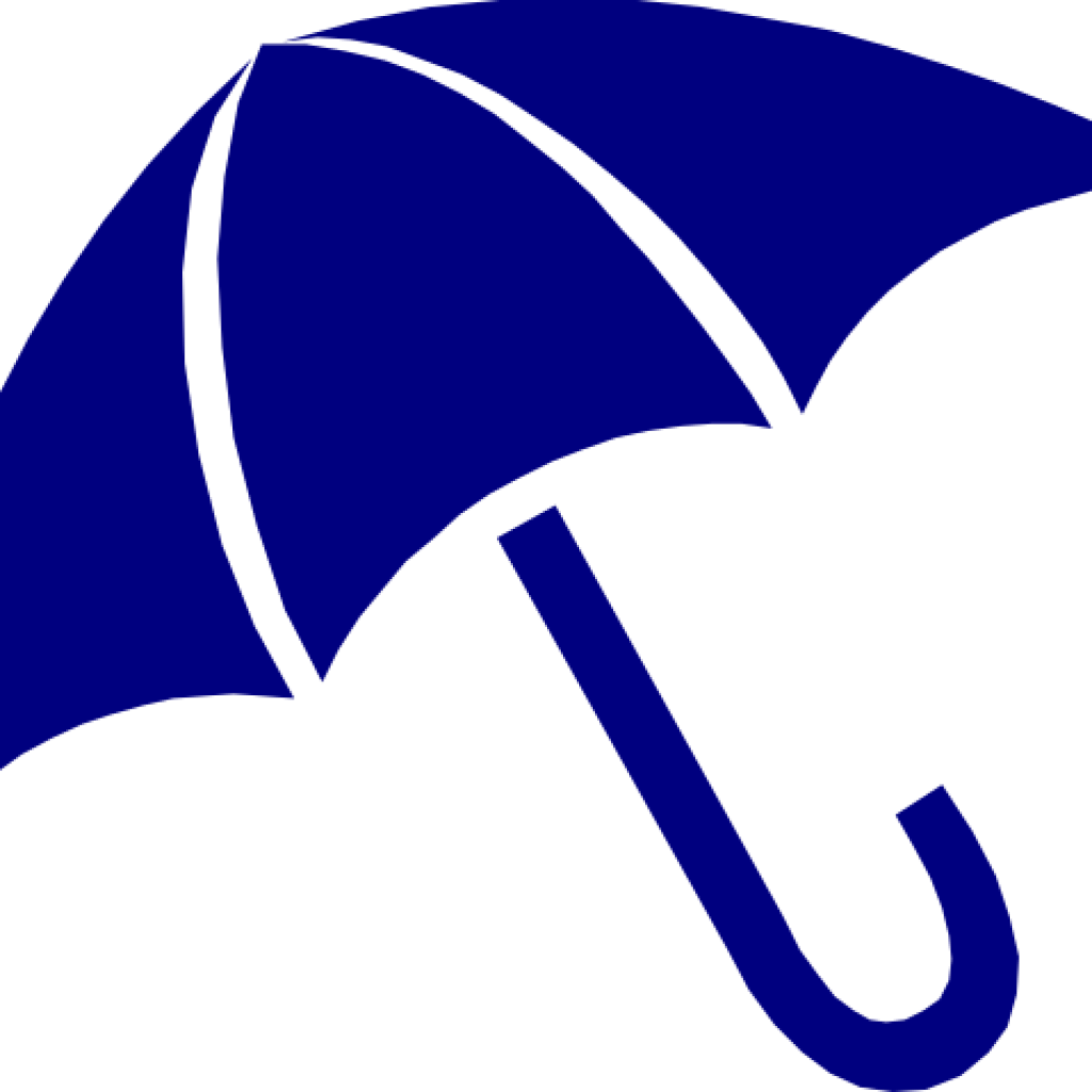 Umbrella Clipart Navy Umbrella Clipart Clip Art At - Pink Umbrella Clip Art - Png Download (1024x1024), Png Download