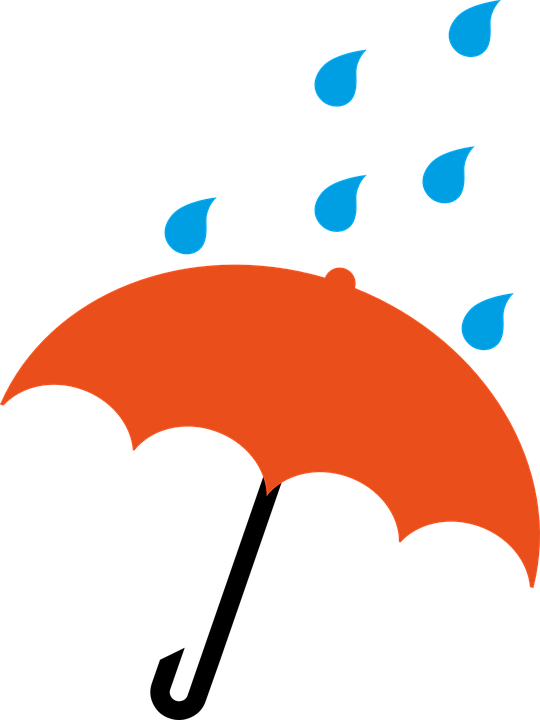 Rain Umbrella Clipart - Png Download (540x720), Png Download