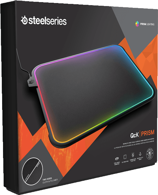If You Want To Buy The Steelseries Qck Prism Dual-surface - Steelseries Qck Prism Rgb Clipart (538x661), Png Download