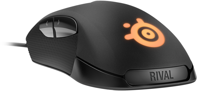 Steelseries Introduces Rival Optical Gaming Mouse - Steelseries Sensei Rival 300 Clipart (1000x575), Png Download