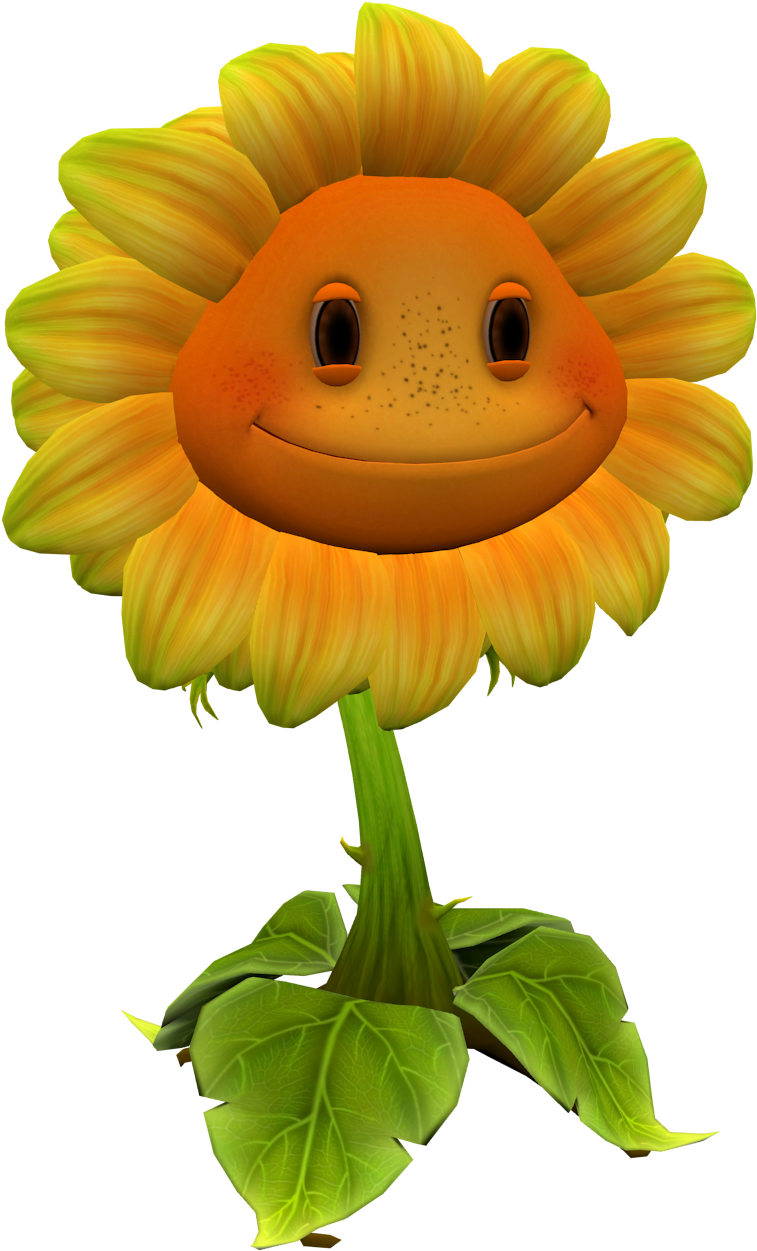 Rp4wue0 ] - Plants Vs Zombies Garden Warfare Girassol Clipart (1028x1427), Png Download