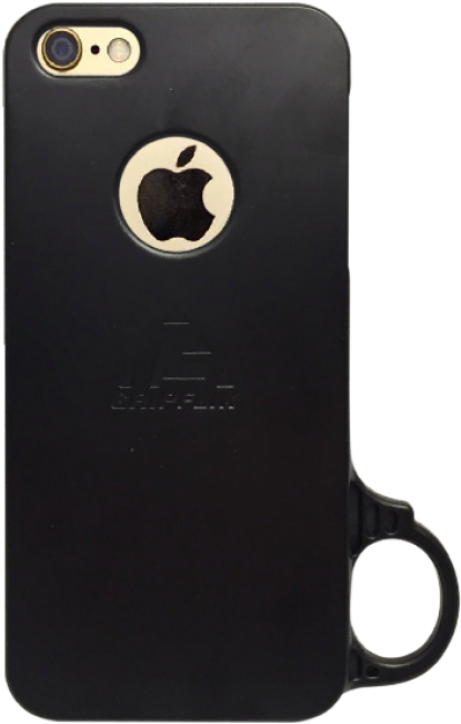 Iphone 6 / 6s-black - Iphone Clipart (500x650), Png Download
