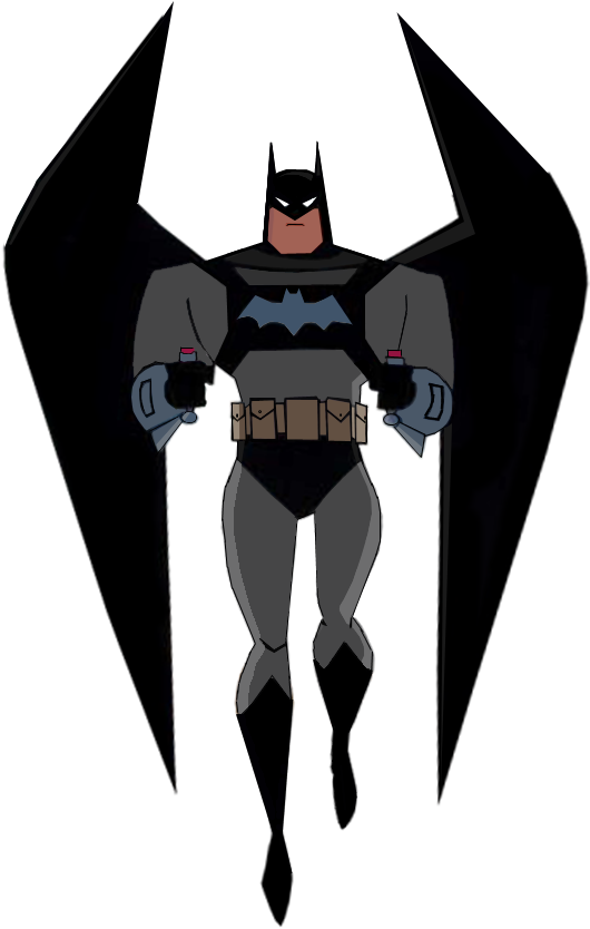 The New Batman Adventures Batman By Alexbadass - New Batman Adventures Deviantart Clipart (557x860), Png Download