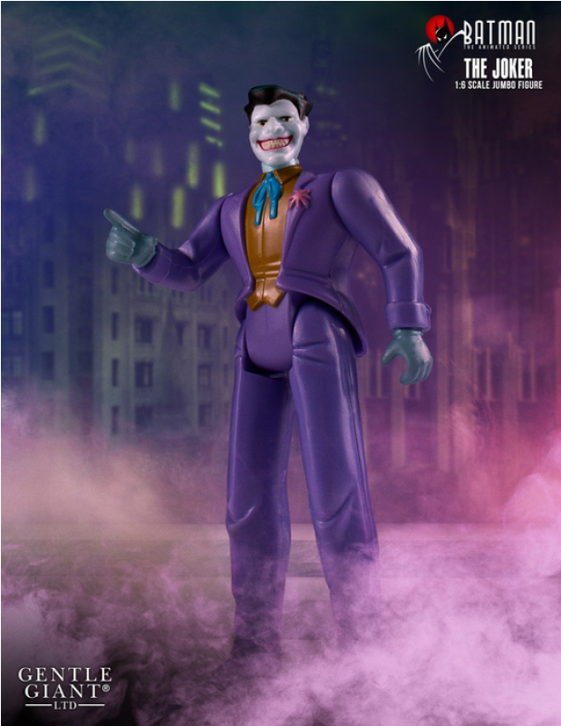 Batman Animated Series - Joker 12 Inch Action Figure Clipart (1200x800), Png Download