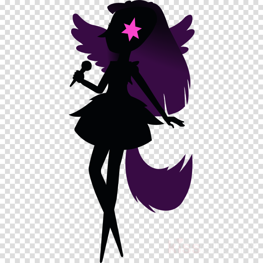 Rainbow Rocks Silhouette Clipart Twilight Sparkle Rainbow - Mmd Model Boy Download - Png Download (900x900), Png Download