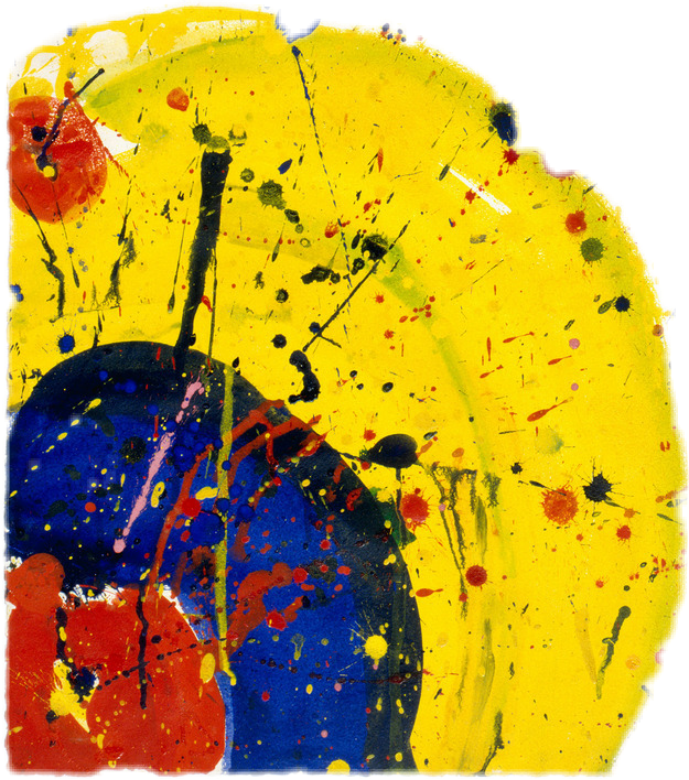 #splatter #paint #red #blue #yellow - Solomon R. Guggenheim Museum Clipart (625x708), Png Download