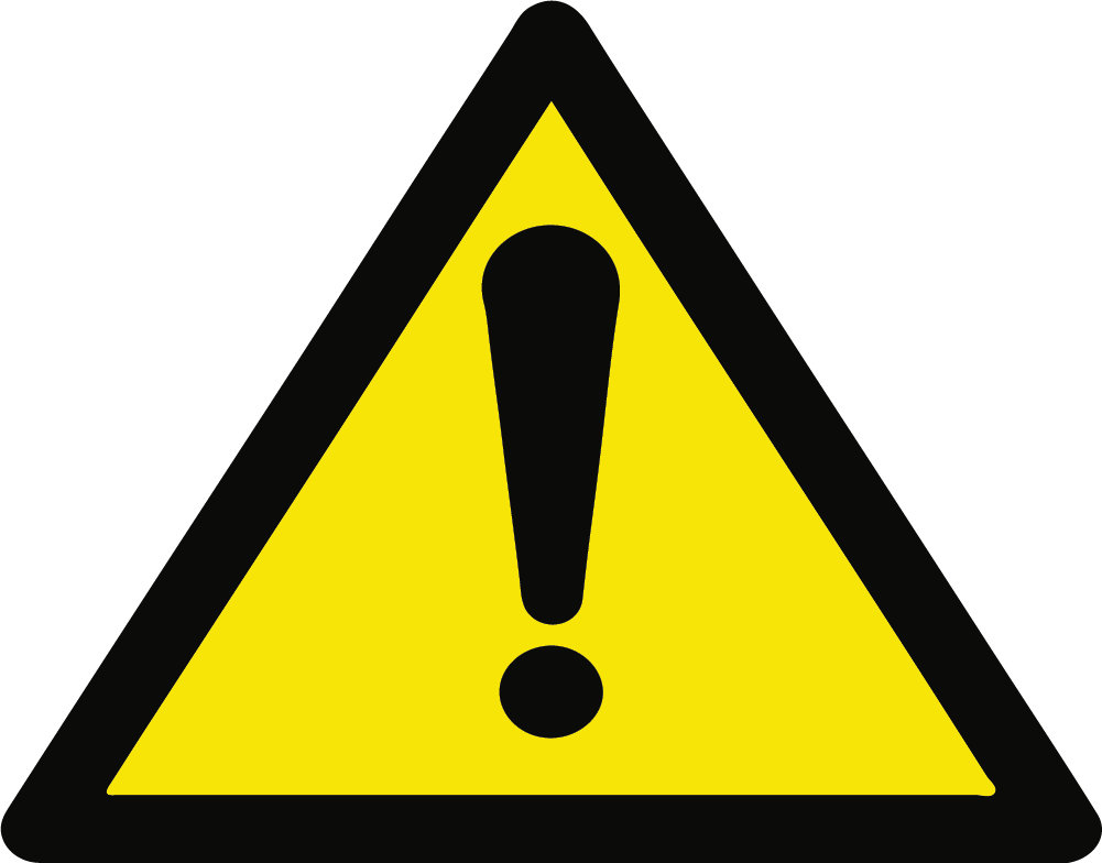 Yellow Label Poster - Prop 65 Warning Symbol Clipart (1001x784), Png Download