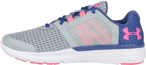 Girls' Grade School Ua Micro G Fuel Running Shoes - Skate Shoe Clipart (615x650), Png Download