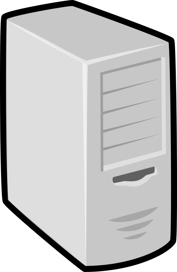 Server Clipart Computer Cluster - Server Clipart Png Transparent Png (587x900), Png Download