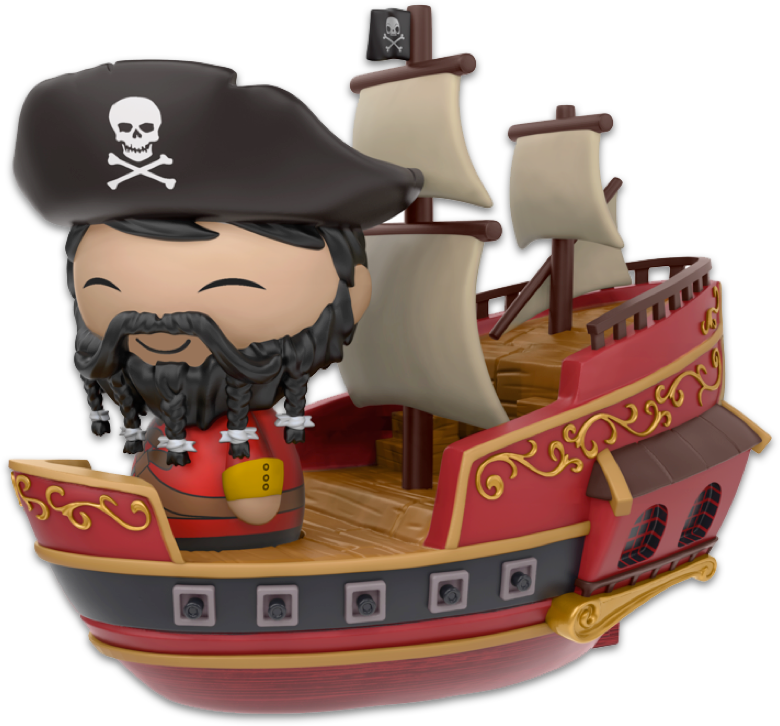 Pirate-dorbz - Funko Disney Treasure Box Clipart (780x726), Png Download