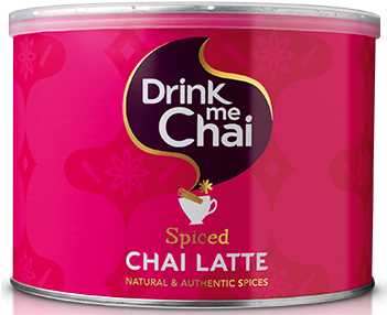 Drink Me Chai Spiced Chai Latte - Box Clipart (500x666), Png Download