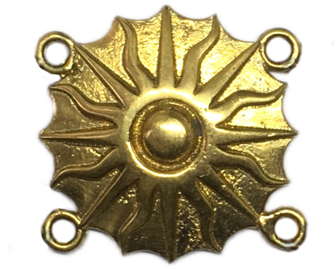 Chain Link Ez06 - Brass Clipart (655x660), Png Download