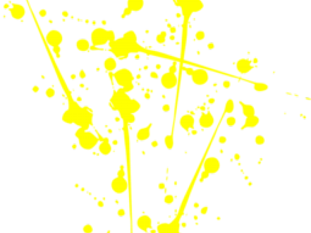 Paint Clipart Yellow - Black Orange Background Art - Png Download (640x480), Png Download