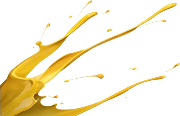 #splash #colorsplash #spray #yellow #paint #painting - Salpicadura De Pintura Png Clipart (605x382), Png Download