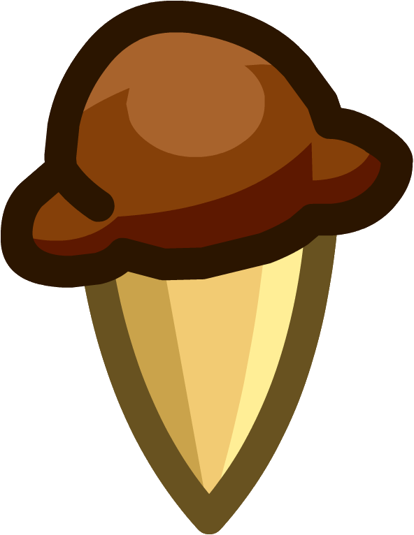 User Blog Cartoon Party Hat Mall Club - Chocolate Ice Cream Icon Clipart (592x766), Png Download