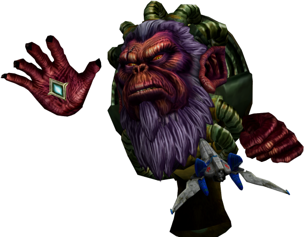 Bnok2hf - Andross Star Fox Png Clipart (640x481), Png Download