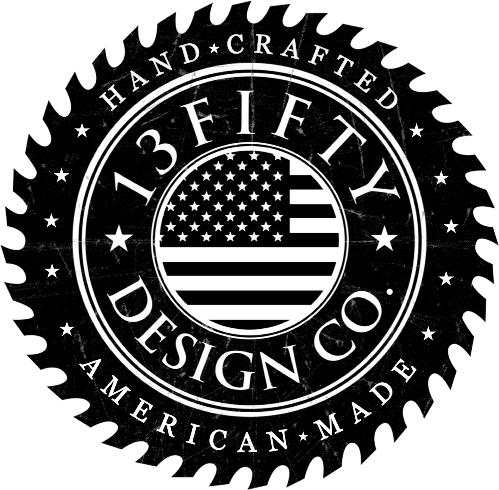 13fifty Design Co - American Flag Clipart (1657x1628), Png Download