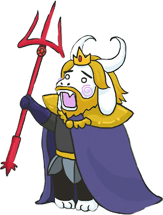 #asgore #undertale #chibi - Cartoon Clipart (542x716), Png Download