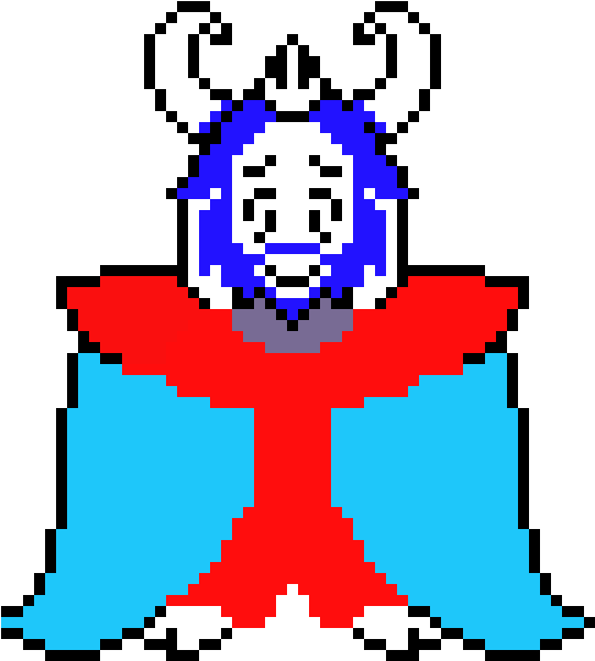 Asgore - Underswap Asgore Pixel Art Clipart (580x800), Png Download