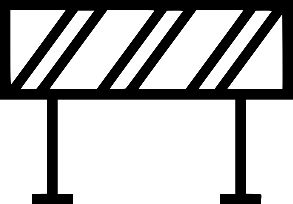 Sign Traffic Closed Road Car End Comments Clipart (980x682), Png Download