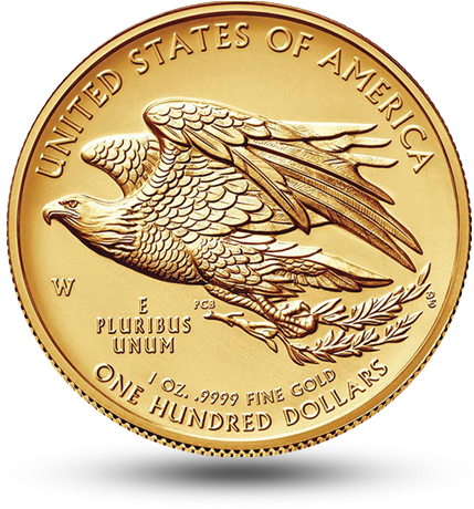 American Liberty 2015 High Relief Gold Clipart (600x600), Png Download