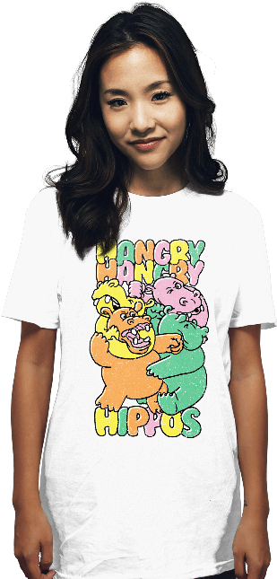 Hangry Hangry Hippos - Let's Summon Demons Shirt Clipart (650x650), Png Download
