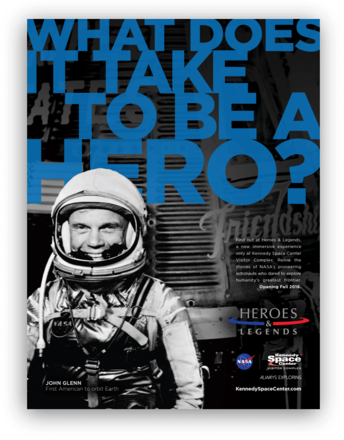 Single Column Print - John Glenn Clipart (1024x1024), Png Download