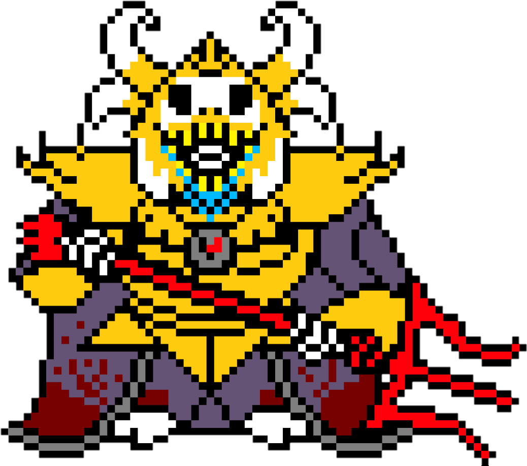 The Rulers Of The Underground Freaktale The Sans Route - Undertale Asgore Sprite Overworld Clipart (1038x918), Png Download
