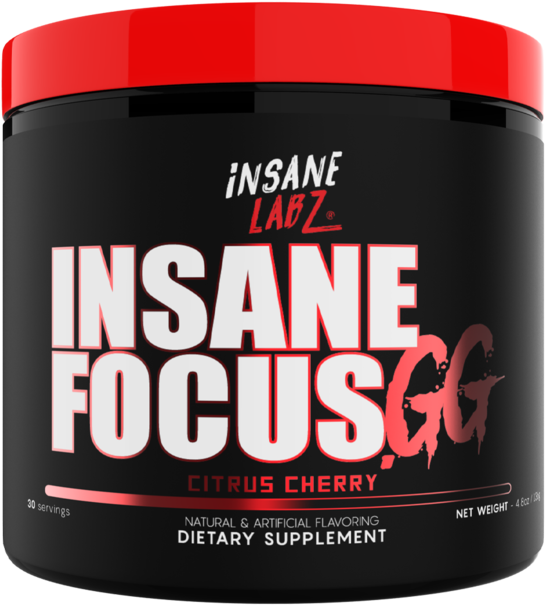 Insane Labz Insane Focus - Bodybuilding Supplement Clipart (640x640), Png Download