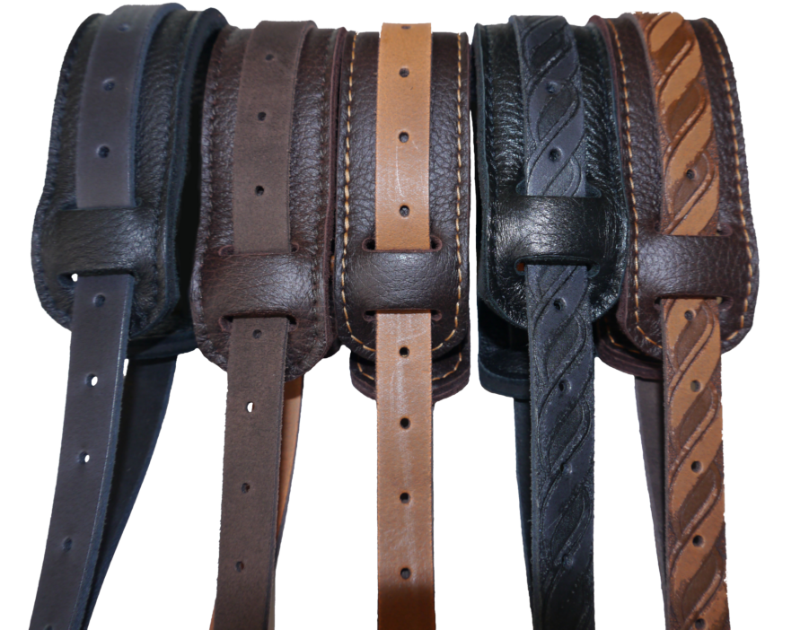 Bebop Exclusive Full Leather Strap, Retro-design , - Belt Clipart (900x709), Png Download